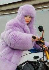 PLUSHIE Oversized Furry Coat